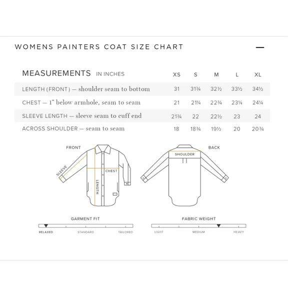 Women's Orange Painters Coat - Anián - Picture 5 of 6